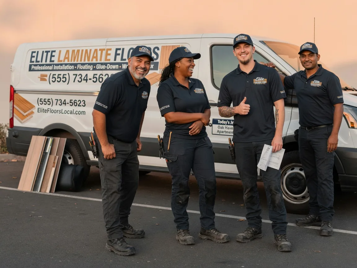 Laminate flooring installation company in Eakly, OK